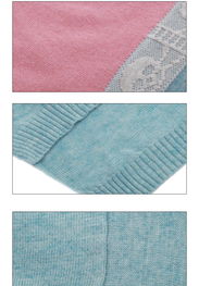 yewigirl 2012秋冬新款彩條拼接針織衫 骷髏頭裝飾演繹叛逆時(shí)尚